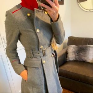 Vince Camuto Wool Military Coat XS